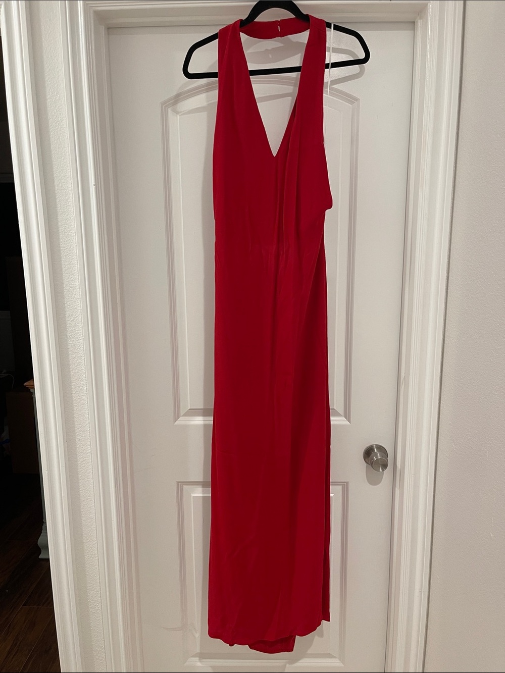 Reformation Ennis Maxi Dress in Cherry